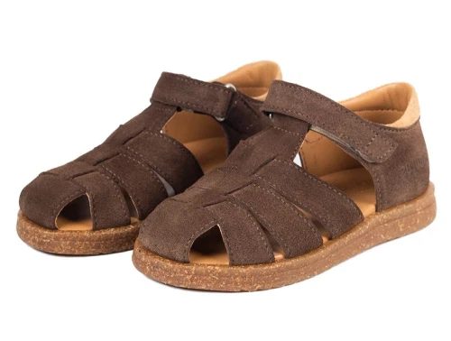 Angulus sandal taupe/camel ruskind